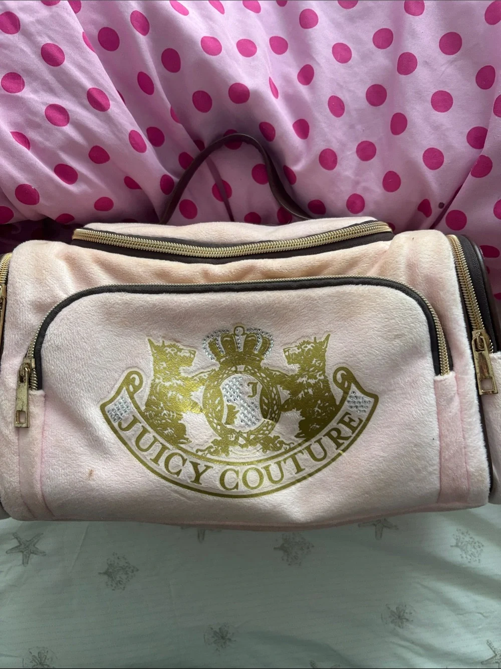 Juicy couture makeup bag
